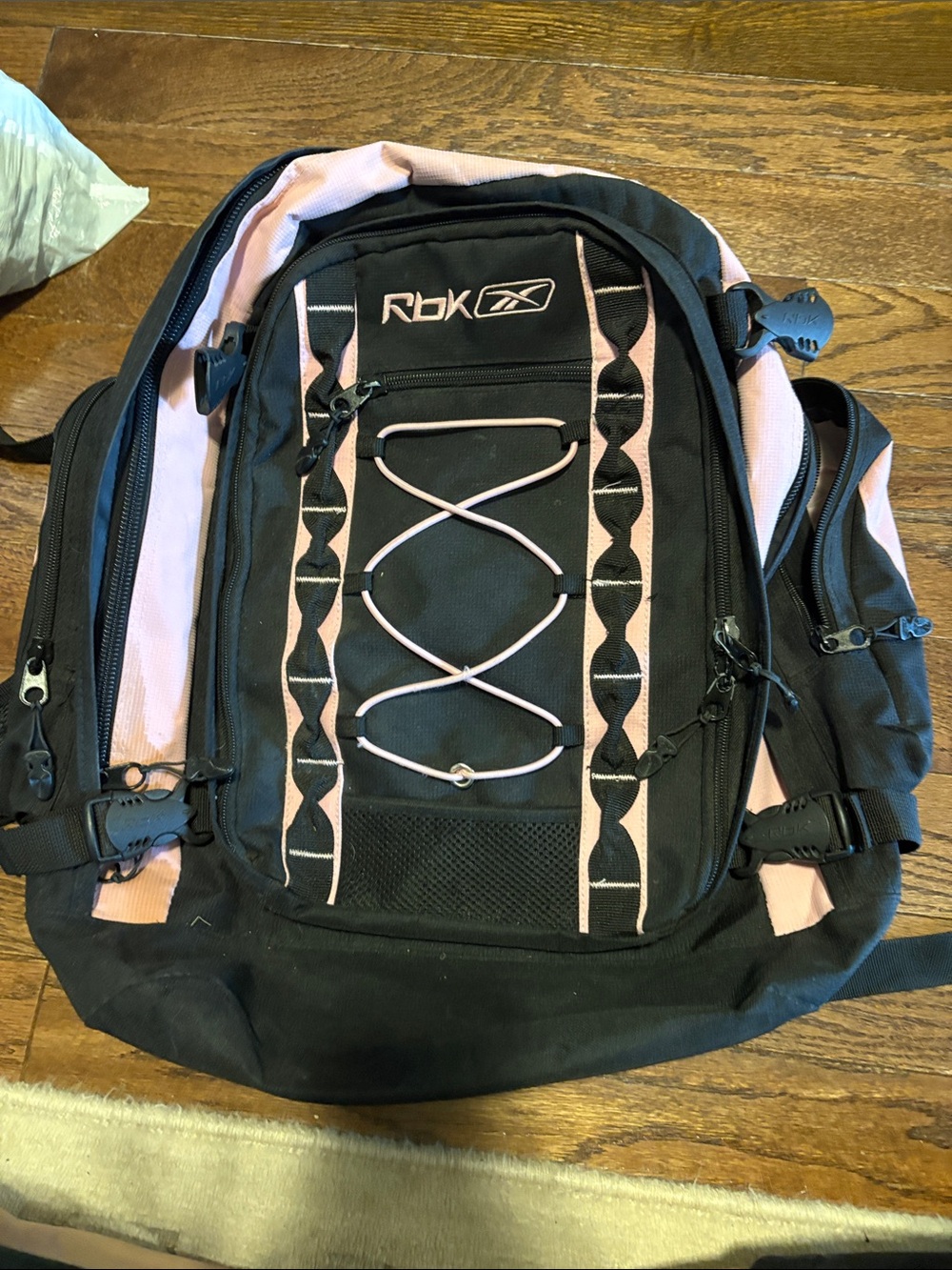 Reebok Black & Pink Men's Sport Backpack